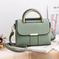 Simple Handbag For Women PU Leather Shoulder Bag Fashion Small Handle Bag Designer Crossbody Bag Daily Lady Shopping Hand Pouch